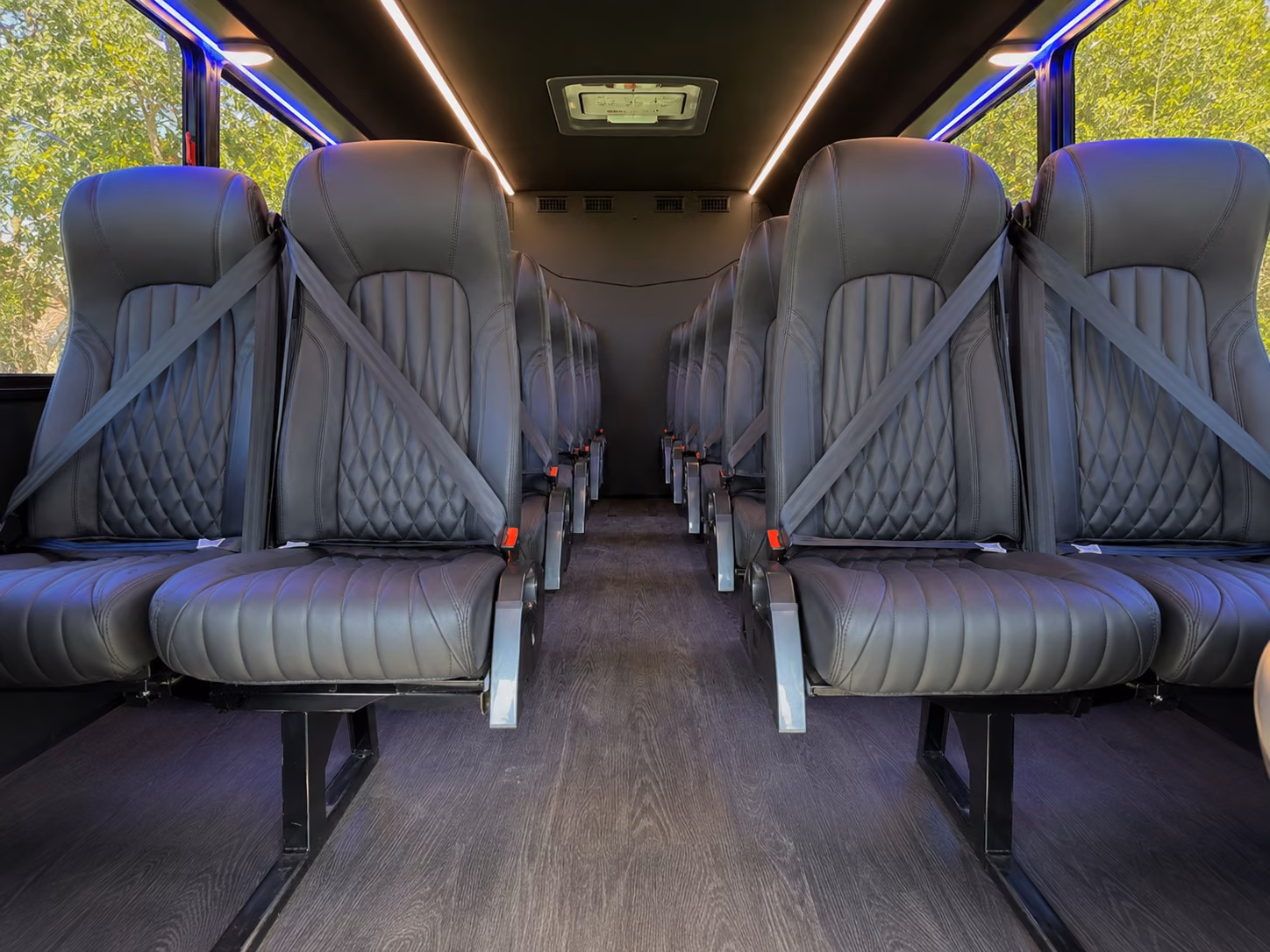 20 passenger minibus inside