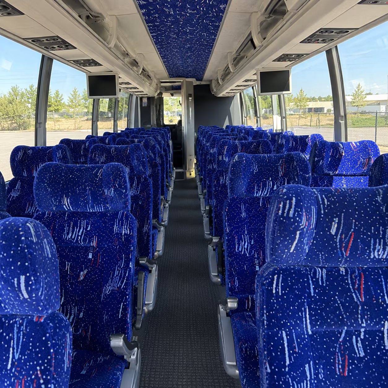 memphis charter bus interior gallery