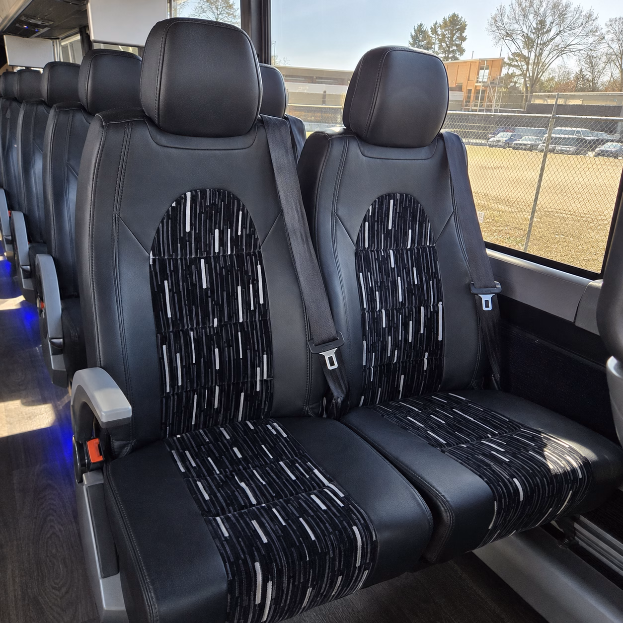 memphis charter bus interior